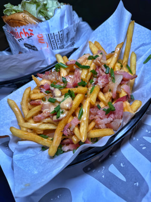 Batata Frita com American Cheese
