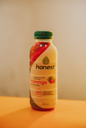 Suco Honest Morango com Limão